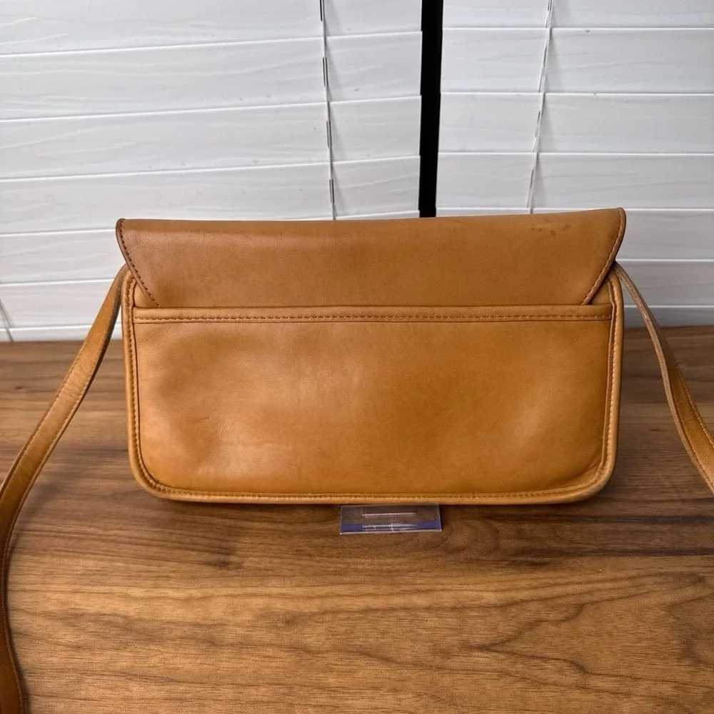 Coach Vintage Tribeca Convertible Clutch Crossbody Bag Tan M7D-9091 Made in USA